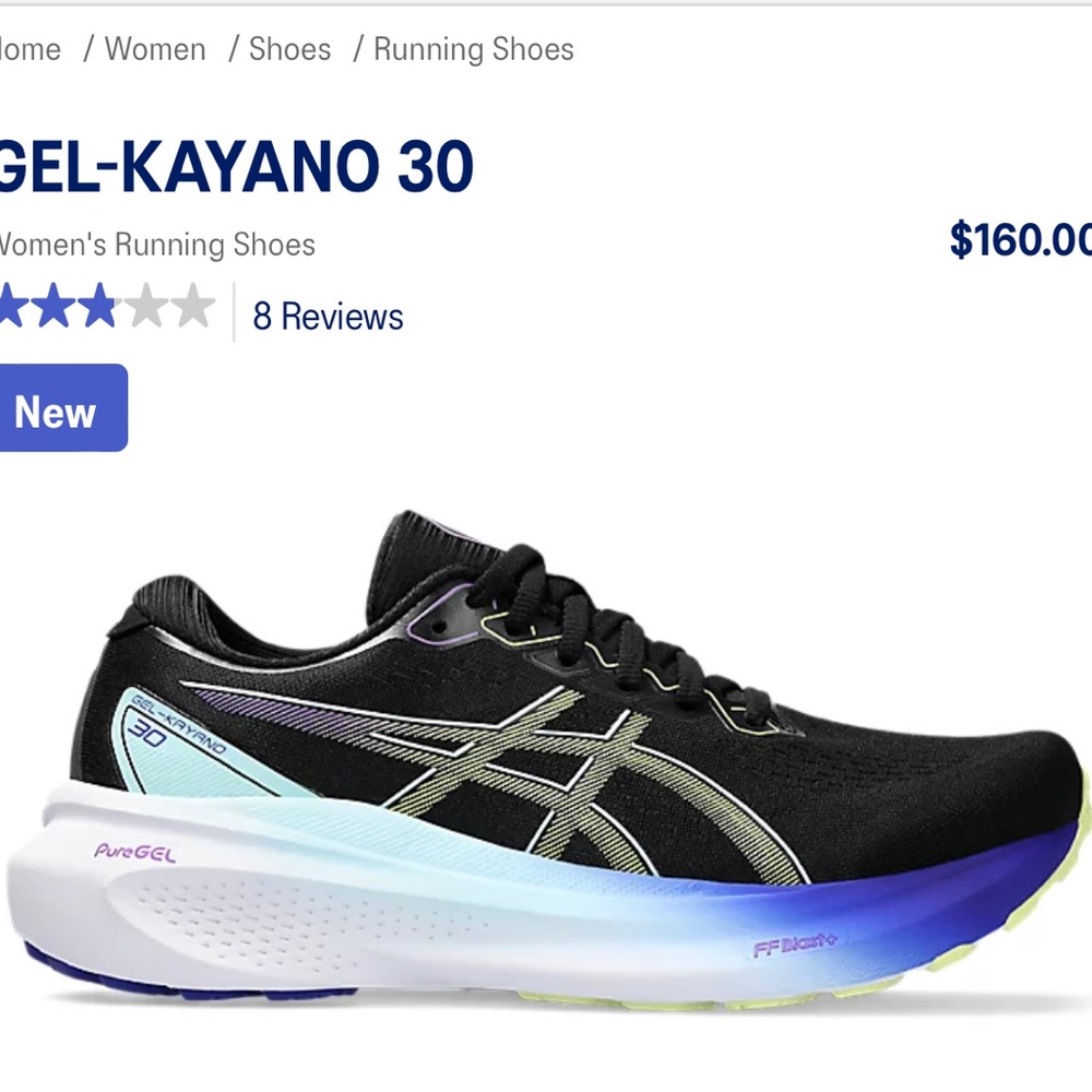 Women’s ASICS Gel Kayano 30 athletic shoes